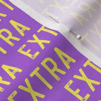 EXTRA - yellow on purple - LAD19