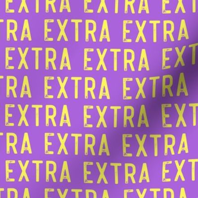 EXTRA - yellow on purple - LAD19