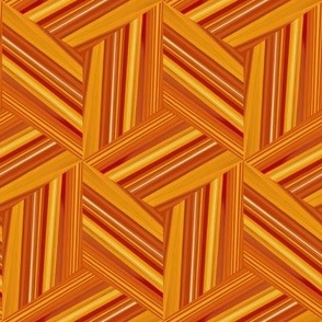 Orange and Gold Basket Weave