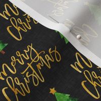 Merry Christmas - script tree on dark grey - LAD19