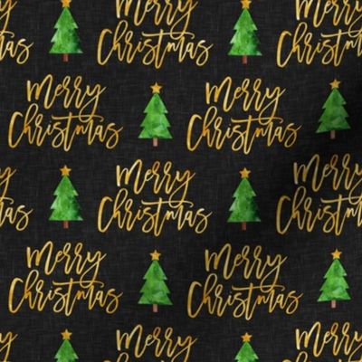 Merry Christmas - script tree on dark grey - LAD19