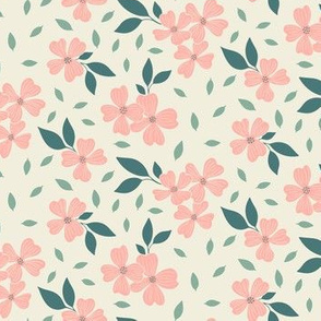 Dogwood Floral, Pastel