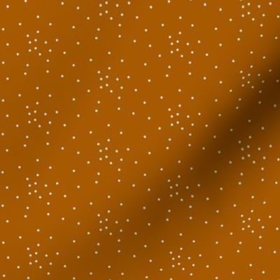 scattered dots - rust, small