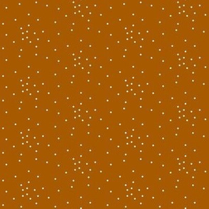 scattered dots - rust, small
