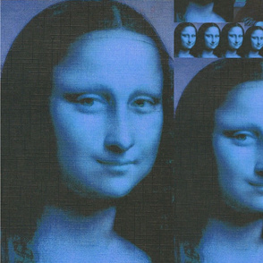 Mona Lisa Blue Smiles