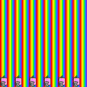 Nyan cat rainbow