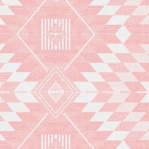 digital kilim light pink large scale