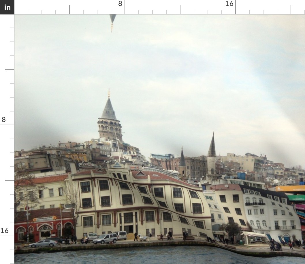 Istanbul-Pera-Galata-Bosporus Cityscape