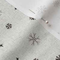 snow coffee - sfx1111, snowflakes, winter fabric, christmas fabric, holiday fabric - christmas