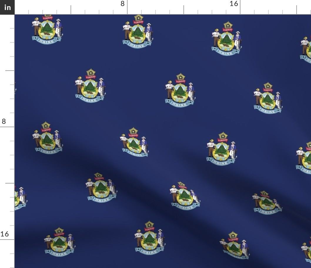 Maine State Flag Pattern