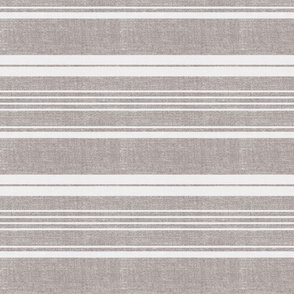 Pathway - Textured Stripe Flax Large Scale