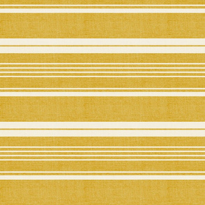 Pathway - Textured Stripe Goldenrod Yellow Large Scale
