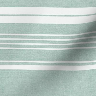 Pathway - Textured Stripe Light Sage Green Large Scale