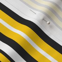 Stripes Yellow Black White