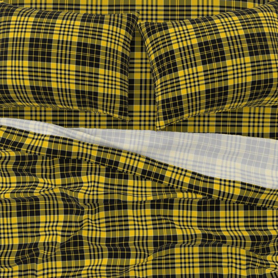 Yellow Black Plaid