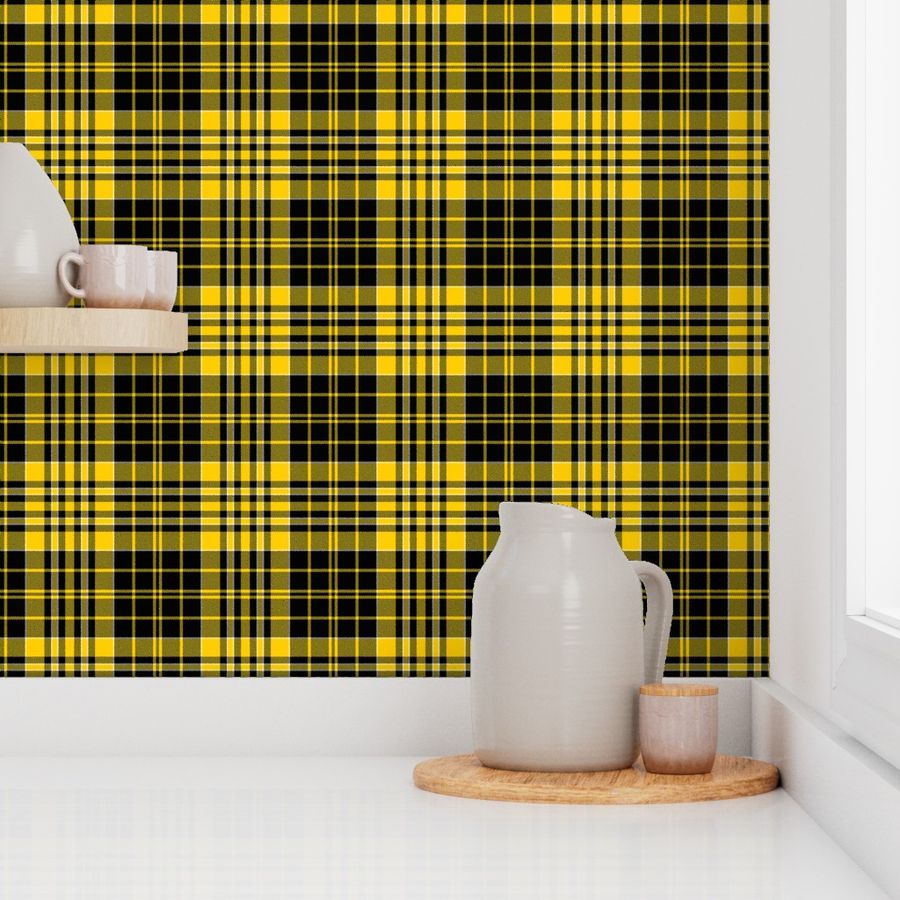 Yellow Black Plaid