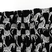 Zebra Stampede Black and White