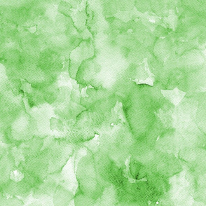 Watercolor solid green, mono colour, uni