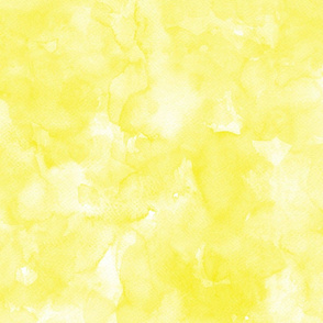 Watercolor solid yellow, uni, mono colour
