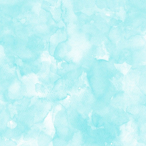 Watercolor mint, ice blue, mono colour, uni