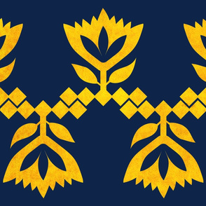 Navy-Golden-Lotus-big-pattern