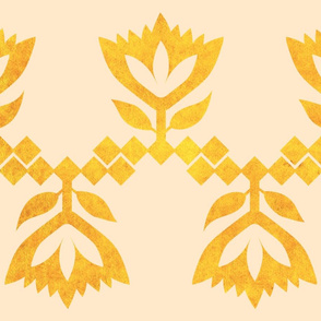 Beige-Golden-Lotus-big-pattern