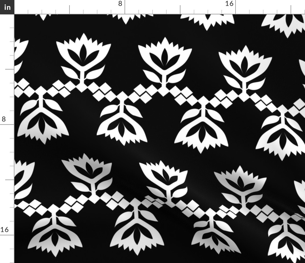 Black-White-lotus-small-pattern