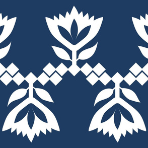 Navy-White-Lotus-big-pattern