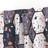 Hex Terrazzo Quilt - Large Scale