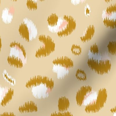 reginae leopard ikat - sand