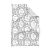 Monogram Z Black And White Wreath Initial Letter Monochrome