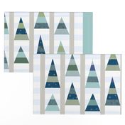 Cheater Quilt Winter Trees