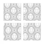 letter-U-black-white-wreath-SF-PATTERN-0819