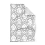 Monogram O Black And White Wreath Initial Letter Monochrome