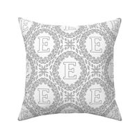 letter-E-black-white-wreath-SF-PATTERN-0819