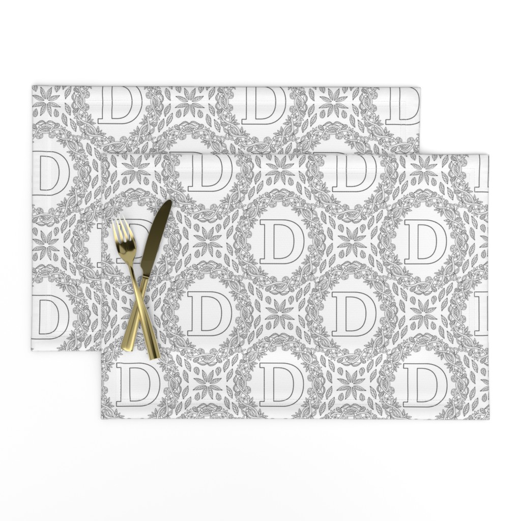 letter-D-black-white-wreath-SF-PATTERN-0819