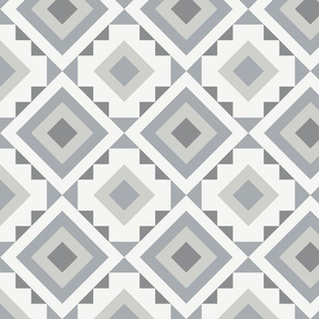 Neutral Kilim  in Gray