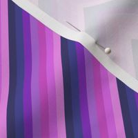 Wild Diagonal Stripe Chevron in Purple and Hot Pinks