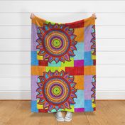 Boho Sun on Patchwork by lalalamonique