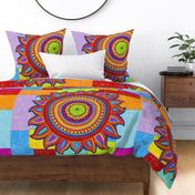 Boho Sun on Patchwork by lalalamonique