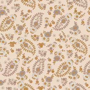  Sweet & Calm Paisley -Beige