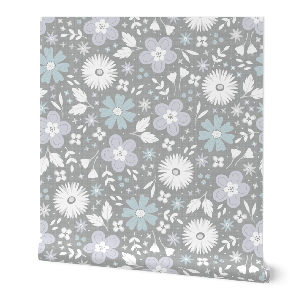 Spring Blossoms (Gray)