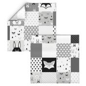 Foxes and Rabbits Cheater Quilt