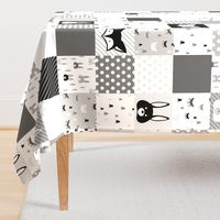 Foxes and Rabbits Cheater Quilt