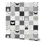 Foxes and Rabbits Cheater Quilt