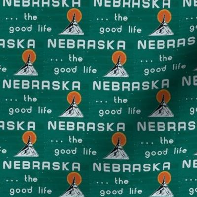 Nebraska. . .the good life - Nebraska state sign - welcome to NE