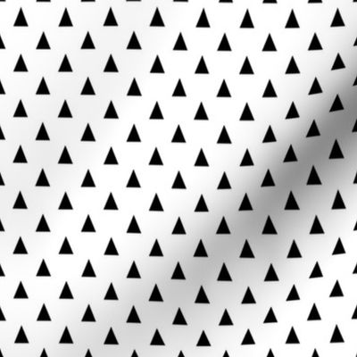 Black and White Triangle Dot