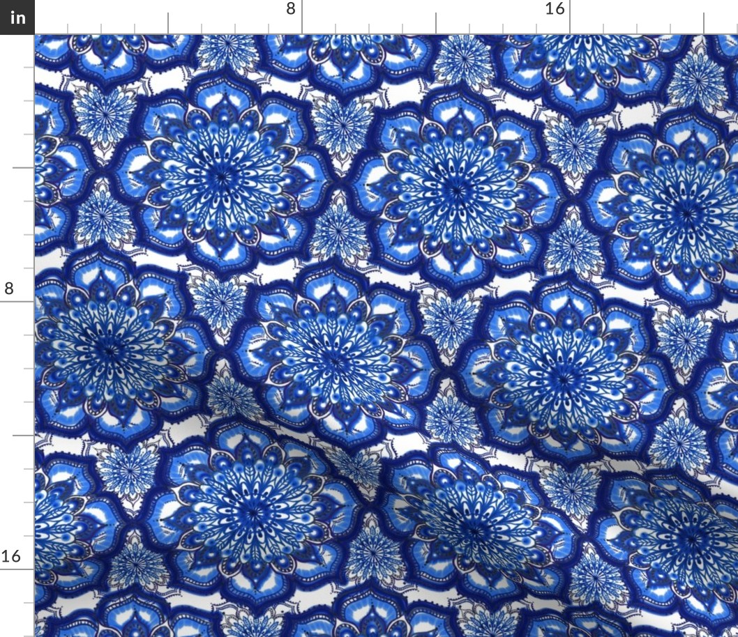 mandala blue