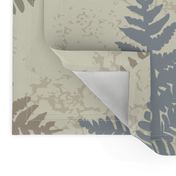 fern leaves in warm neutral colors | large scale