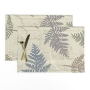 fern leaves in warm neutral colors | large scale